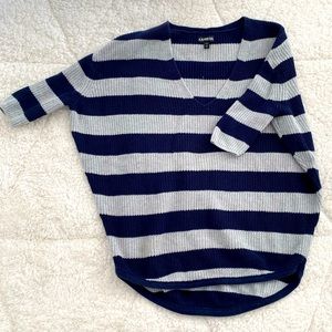 Slouchy striped sweater, size XS